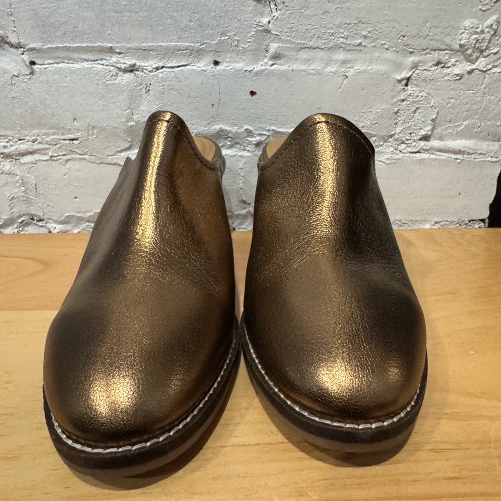 Hush Puppies Women’s Hannah Mules Bronze Gold Metallic - Picture 2 of 7